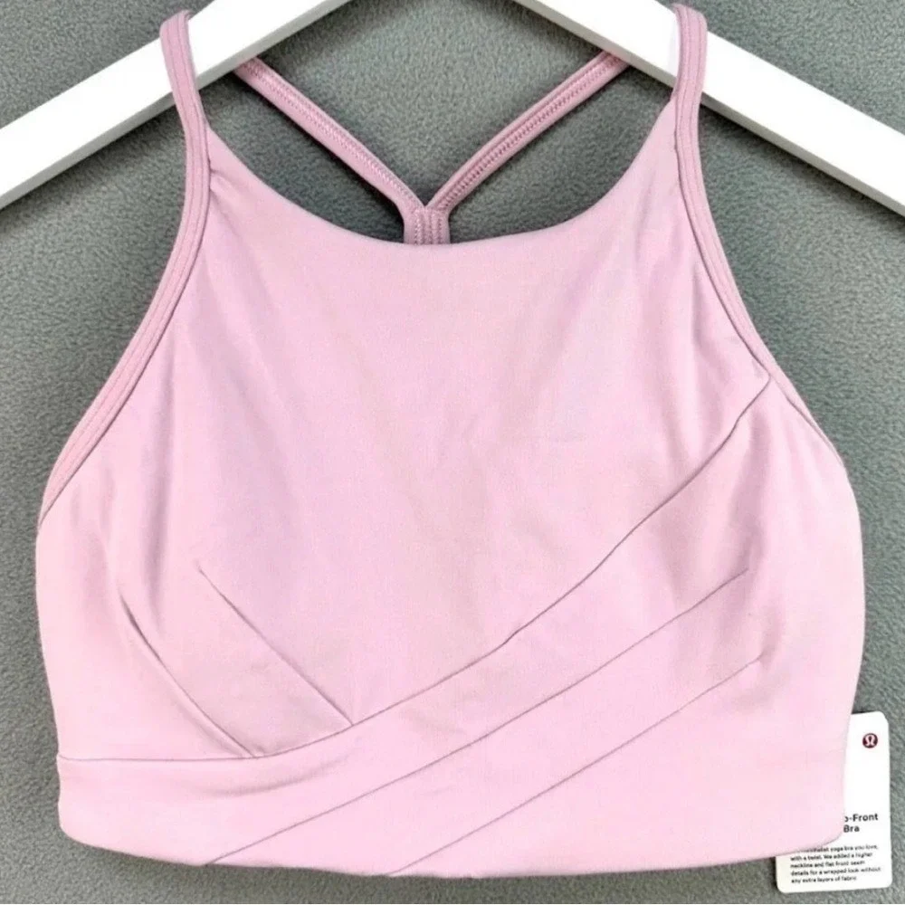 Lululemon Athletica Light Pink Strappy Sports Bra Size 2